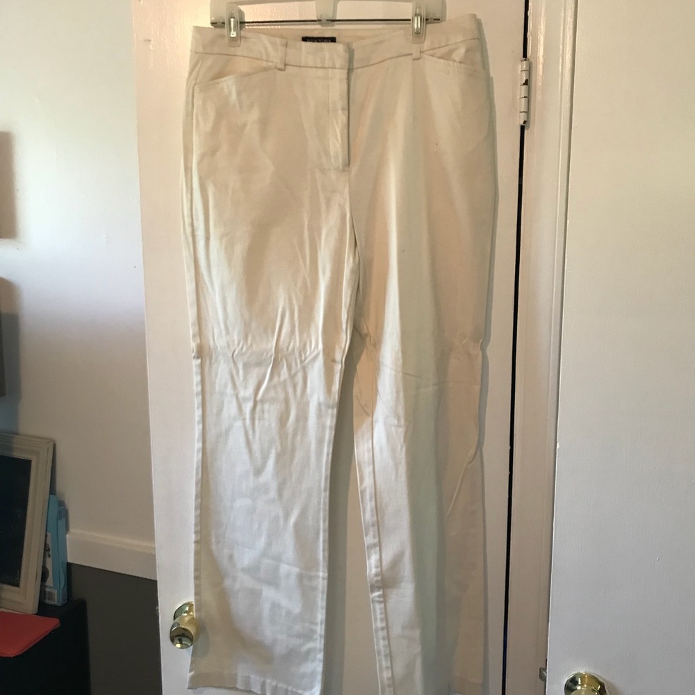 Cream slacks
